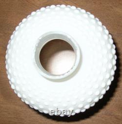Vintage Hobnail Milk Glass 5 Arm Chandelier Glass Ceiling Light Fixture 20 Dia