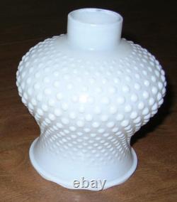 Vintage Hobnail Milk Glass 5 Arm Chandelier Glass Ceiling Light Fixture 20 Dia