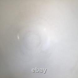 Vintage Hocking Vitrock Bright White Milk Glass Ribbed Mixing Nesting Bowls 3
