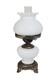 Vintage Hurricane Lamp White Milk Glass Hobnail 16 17 1/2 Tall Rewired