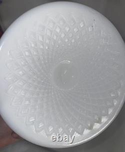 Vintage Indiana Milk Glass Double Light Candle Holder White 5 1/2 Inches High