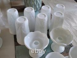 Vintage Indiana Milk Glass Harvest Grape 22 Piece Collection