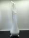 Vintage L. E. Smith-white Milk Glass Swung Vase-three Toe-13.25 -mcm