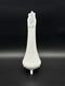 Vintage Le Smith Milk Glass Three Toe Swung Vase Hobnail