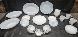 Vintage MacBeth-Evans American Sweetheart Monax White Milk Glass Set