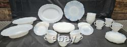Vintage MacBeth-Evans American Sweetheart Monax White Milk Glass Set