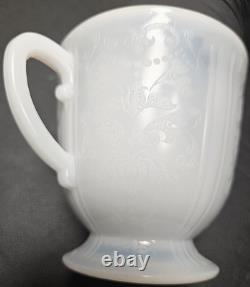 Vintage MacBeth-Evans American Sweetheart Monax White Milk Glass Set