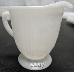 Vintage MacBeth-Evans American Sweetheart Monax White Milk Glass Set