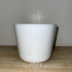 Vintage McKee White Milk Glass COFFEE Canister 5 High