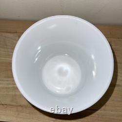 Vintage McKee White Milk Glass COFFEE Canister 5 High