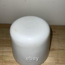 Vintage McKee White Milk Glass COFFEE Canister 5 High