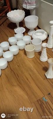 Vintage Milk Glass Assorted Lot