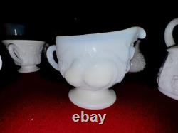 Vintage Milk Glass Lot-60+Pcs-Plates, Cups, Bowls, Vases & More! -HUGE Collection