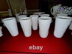 Vintage Milk Glass Lot-60+Pcs-Plates, Cups, Bowls, Vases & More! -HUGE Collection