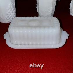 Vintage Milk Glass Lot-60+Pcs-Plates, Cups, Bowls, Vases & More! -HUGE Collection