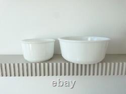 Vintage Milk Glass Mixing Bowls