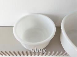 Vintage Milk Glass Mixing Bowls