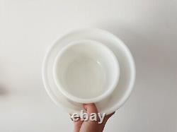 Vintage Milk Glass Mixing Bowls