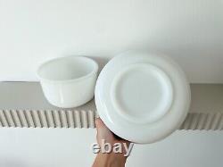 Vintage Milk Glass Mixing Bowls