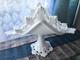 Vintage Milk Glass Westmoreland Rings &petals Pattern Banana Boat Rare