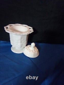 Vintage Mixed Milk Glass Decorative Dish Set Featuring West Moreland And Anchor