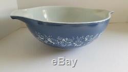 Vintage PYREX Colonial Mist Blue Nesting Mixing Bowl 441/442/443/444 New In Box