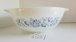 Vintage PYREX Colonial Mist Blue Nesting Mixing Bowl 441/442/443/444 New In Box