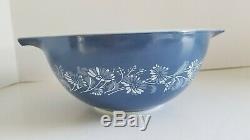 Vintage PYREX Colonial Mist Blue Nesting Mixing Bowl 441/442/443/444 New In Box