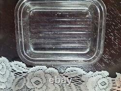 Vintage PYREX EARLY AMERICAN Refrigerator Dish 501-503 with501-503 Lids