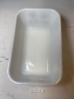 Vintage PYREX EARLY AMERICAN Refrigerator Dish 501-503 with501-503 Lids