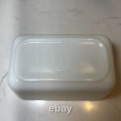 Vintage PYREX EARLY AMERICAN Refrigerator Dish 501-503 with501-503 Lids