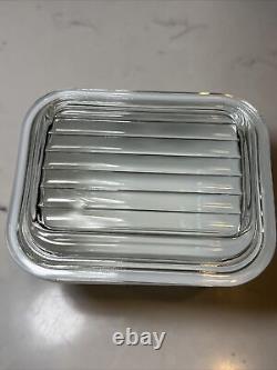 Vintage PYREX EARLY AMERICAN Refrigerator Dish 501-503 with501-503 Lids