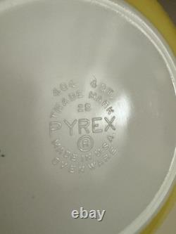 Vintage PYREX PRIMARY COLORS Set of 4 Nesting Bowls 1950's 401 402 403 404