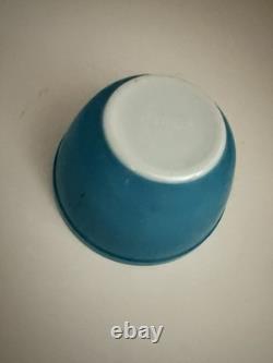 Vintage PYREX PRIMARY COLORS Set of 4 Nesting Bowls 1950's 401 402 403 404