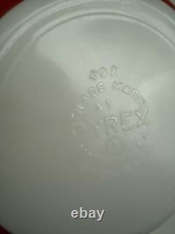 Vintage PYREX PRIMARY COLORS Set of 4 Nesting Bowls 1950's 401 402 403 404