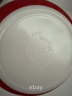 Vintage PYREX PRIMARY COLORS Set of 4 Nesting Bowls 1950's 401 402 403 404