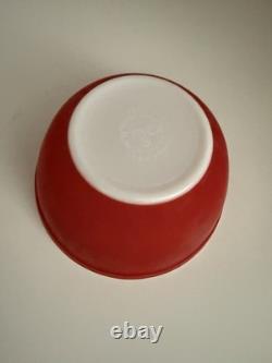 Vintage PYREX PRIMARY COLORS Set of 4 Nesting Bowls 1950's 401 402 403 404