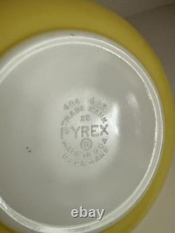 Vintage PYREX PRIMARY COLORS Set of 4 Nesting Bowls 1950's 401 402 403 404