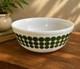 Vintage Pyrex 404 Green Dot (green Dots) Bowl 4 Quart White Milk Glass Usa