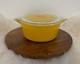 Vintage Pyrex 475-b Daisy Yellow Casserole Dish With Daisy Lid (2-1/2 Quart)