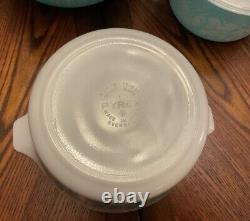 Vintage Pyrex Amish Butterprint Cinderella Casserole 6-Pc. Set 473 474 475 NICE