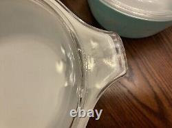 Vintage Pyrex Amish Butterprint Cinderella Casserole 6-Pc. Set 473 474 475 NICE