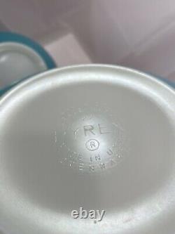 Vintage Pyrex Amish Butterprint Cinderella mixing bowls Set 441, 442, 443, 444