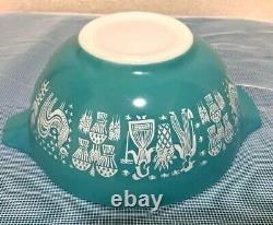 Vintage Pyrex Amish Butterprint Mixing Bowl and Cinderella set of 2 Excellent