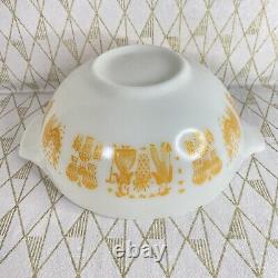 Vintage Pyrex Amish Butterprint Orange Pumpkin 441-444 Excellent