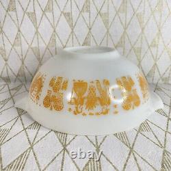 Vintage Pyrex Amish Butterprint Orange Pumpkin 441-444 Excellent