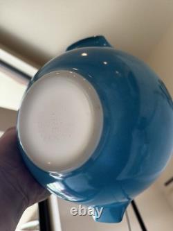 Vintage Pyrex Apollo 11 Horizon Blue Cinderella Bowls complete set 441-444 D