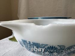 Vintage Pyrex Apollo 11 Horizon Blue Cinderella Bowls complete set 441-444 D
