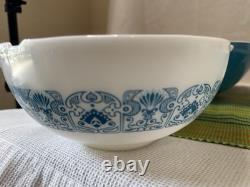 Vintage Pyrex Apollo 11 Horizon Blue Cinderella Bowls complete set 441-444 D