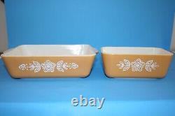 Vintage Pyrex BUTTERFLY GOLD 12 PC Refrigerator Dish Set